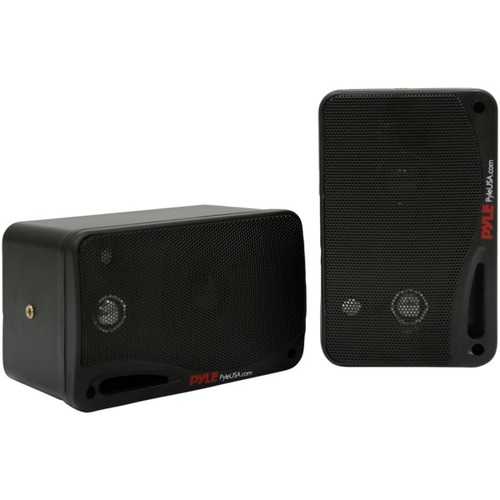 Pyle 3.5-inch 200-watt 3-way Indoor And Outdoor Bluetooth Home Speaker System (black) (pack of 1 Ea)