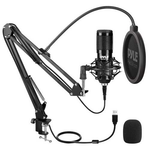 Pyle Desktop Usb Podcast Microphone Kit (pack of 1 Ea)