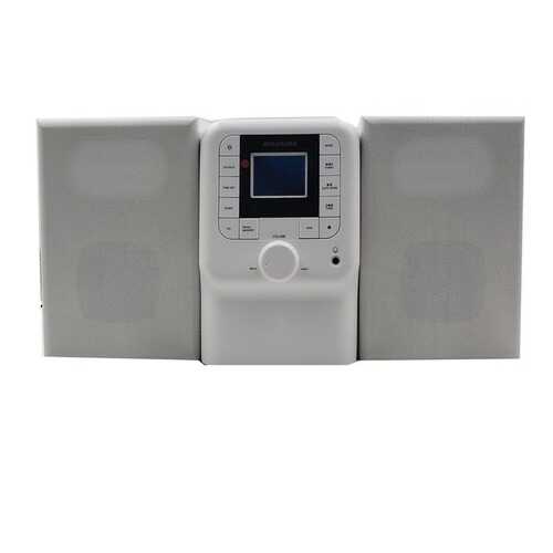 Sylvania Bluetooth Micro System With Fm Radio And Cd Player (white) (pack of 1 Ea)