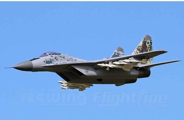 RC Jet Fighter Freewing Aeroplane Twin 80mm Fulcrum Mig29 PNP