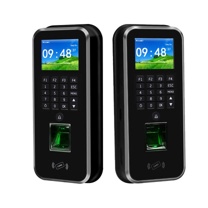 RFID Access Control System Realand 2.4inch TCP/IP/RS485 Biometric Fingerprint Time Attendance Machine Employee Check-in Recorder