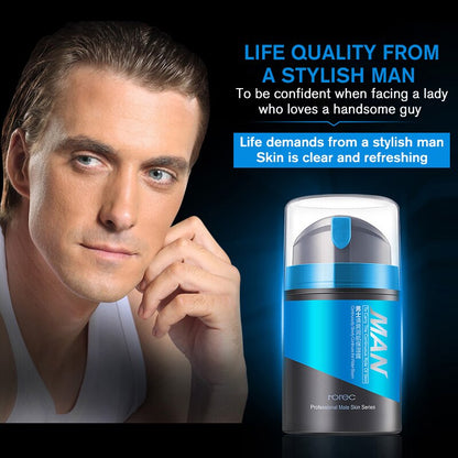 ROREC Anti Aging Face Cream Hyaluronic Acid Serum Anti Wrinkle Day Cream for Mens Moisturizing Oil control Whitening Acne Cream