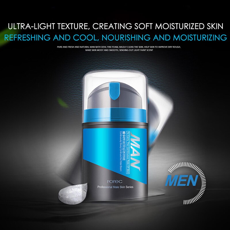 ROREC Anti Aging Face Cream Hyaluronic Acid Serum Anti Wrinkle Day Cream for Mens Moisturizing Oil control Whitening Acne Cream