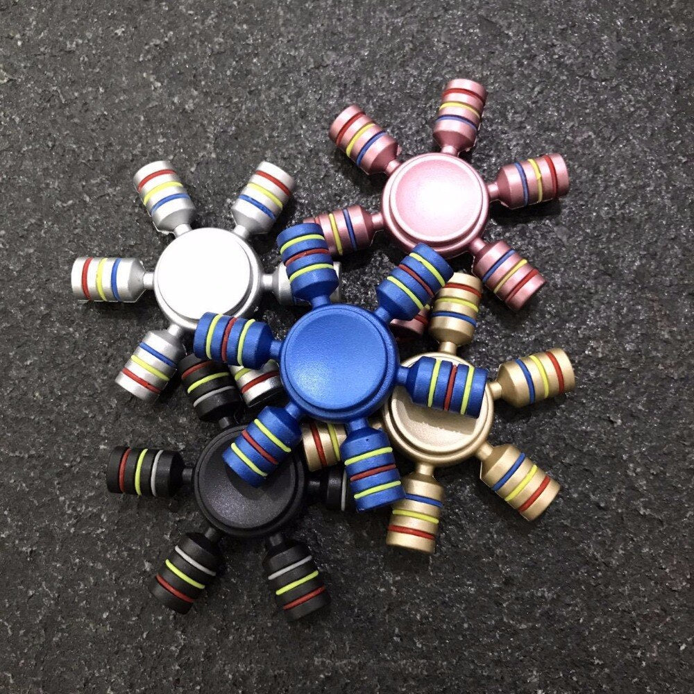 Rainbow Fidget Spinner Finger Spinner Hand Spinner ABS Spiner Comes Anti Relieve Stress Toys
