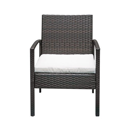 Rattan Sofa Set Garden Furniture 3pcs 2pcs Arm Chairs 1pc Coffee Table Rattan Sofa Set Tempered Glass Stable Sturdy Durable