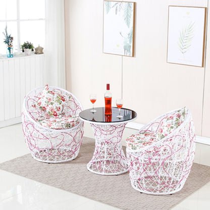 Rattan chairs garden Relaxing patio furniture set Balcony outdoor furniture Tables and chairs Modern and simple threepiece suit