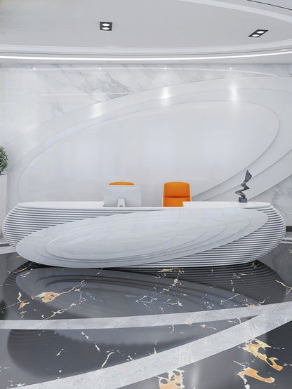 Reception counter modern fashion hotel front desk beauty salon bar counter cashier