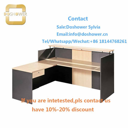 Reception desk counter with spa salon reception desk for commercial reception desk