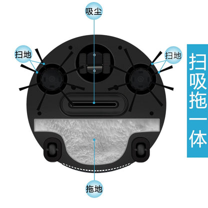 Rechargeable Smart Robotic Vacuum Cleaner for Home Sweeping Robot Wireless Vacuum Automatic Sweeping Mopping Vacuuming Wet Dry