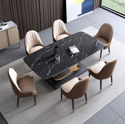 Rectangular living room bar Marble table