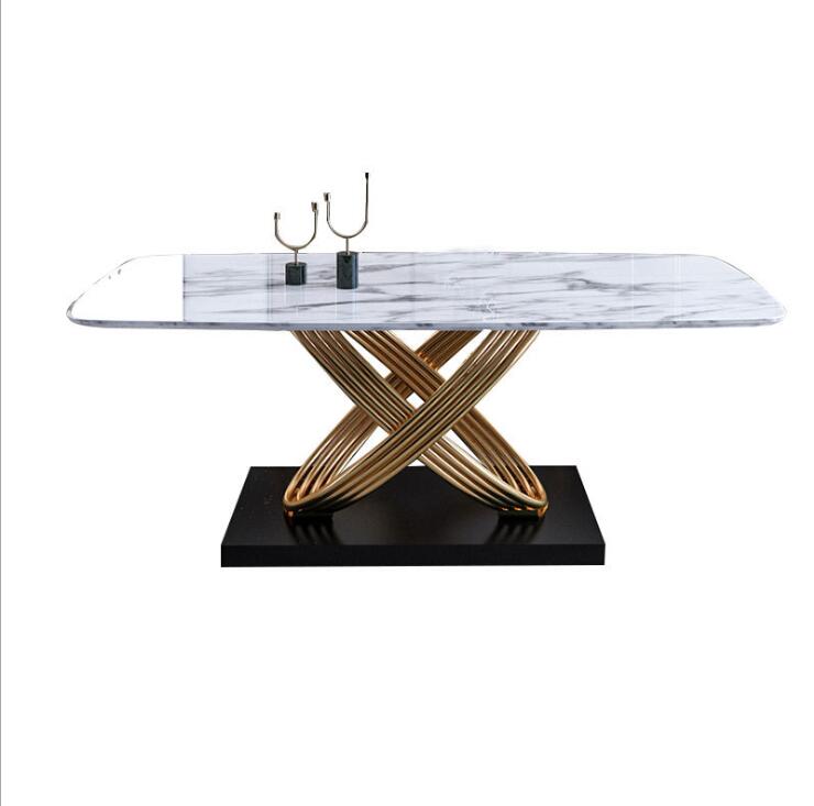 Rectangular living room bar Marble table