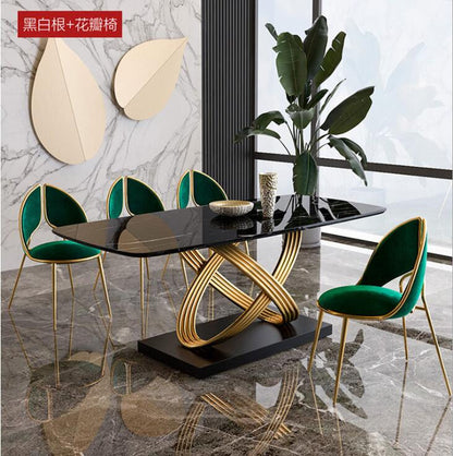 Rectangular living room bar Marble table