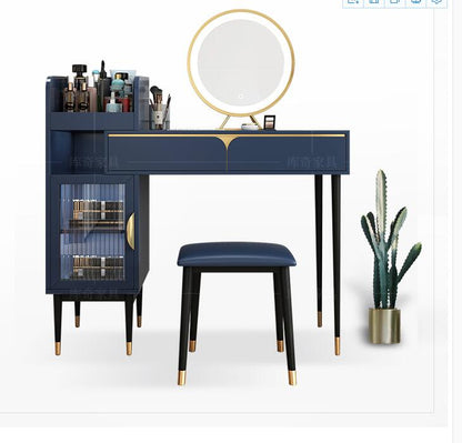 Retractable dresser net red ins style simple modern dressing table bedroom small unit storage cabinet
