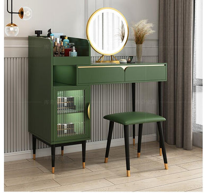 Retractable dresser net red ins style simple modern dressing table bedroom small unit storage cabinet