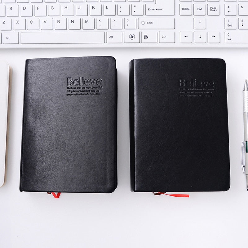 Retro Leather Notebook Thick Paper Bible Diary Book Notepad New Blank Weekly Plan Writing Notebooks Office School Supplies