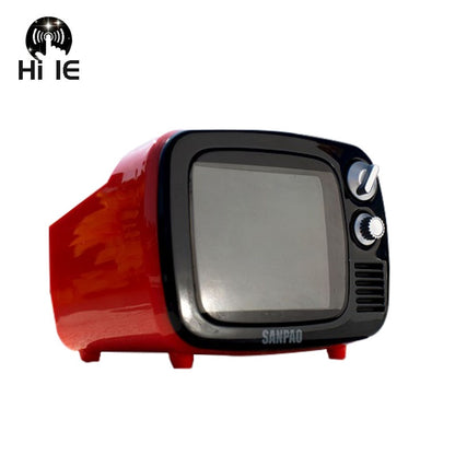 Retro Smart Mini HD Portable TV Television Support U Disk SD Card  Built-in Android system WIFI Internet Watch TV Play Games