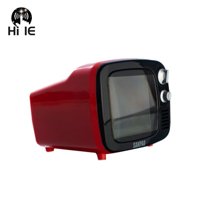 Retro Smart Mini HD Portable TV Television Support U Disk SD Card  Built-in Android system WIFI Internet Watch TV Play Games