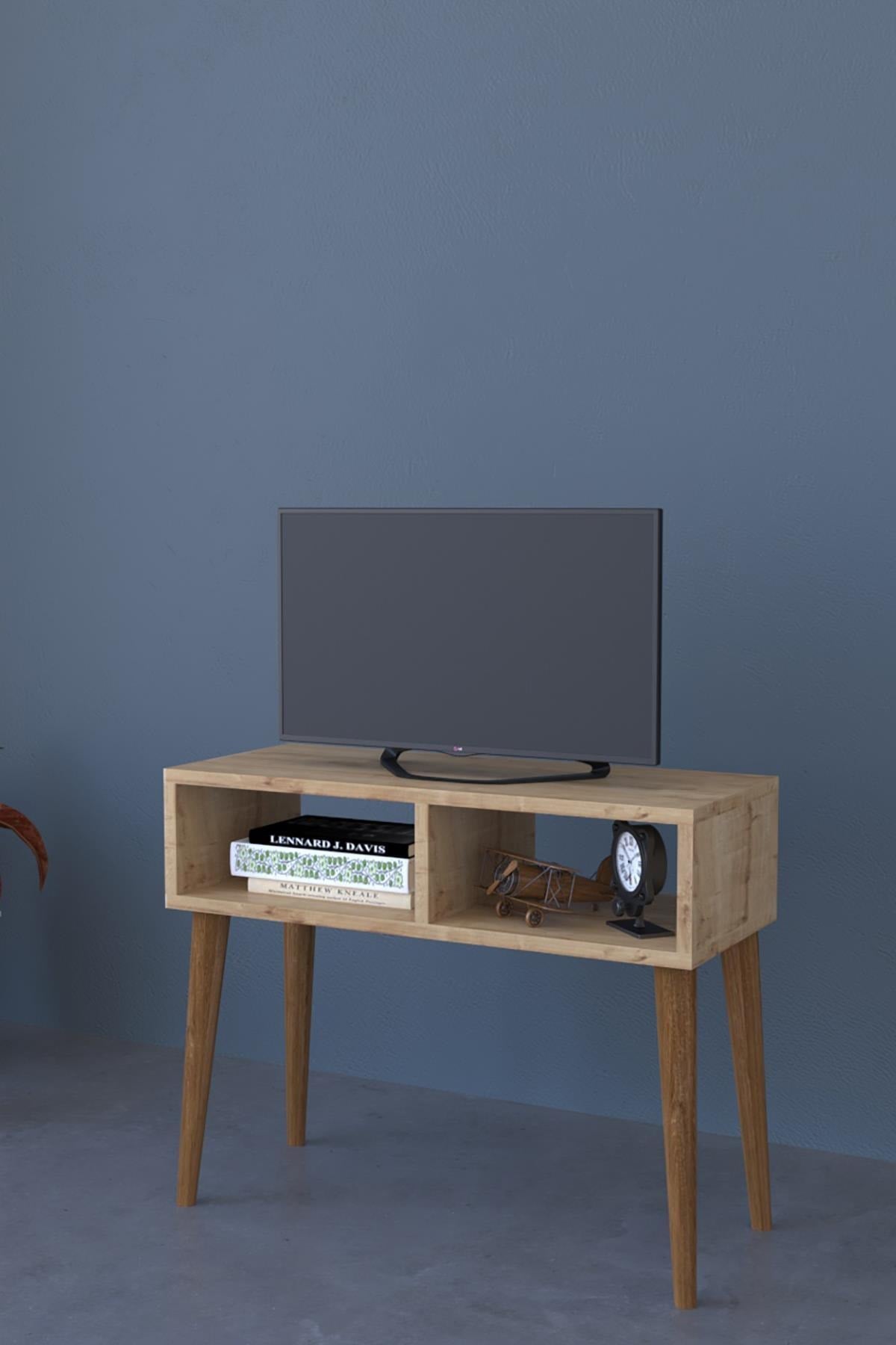 Retro TV Stand Unit-Oak