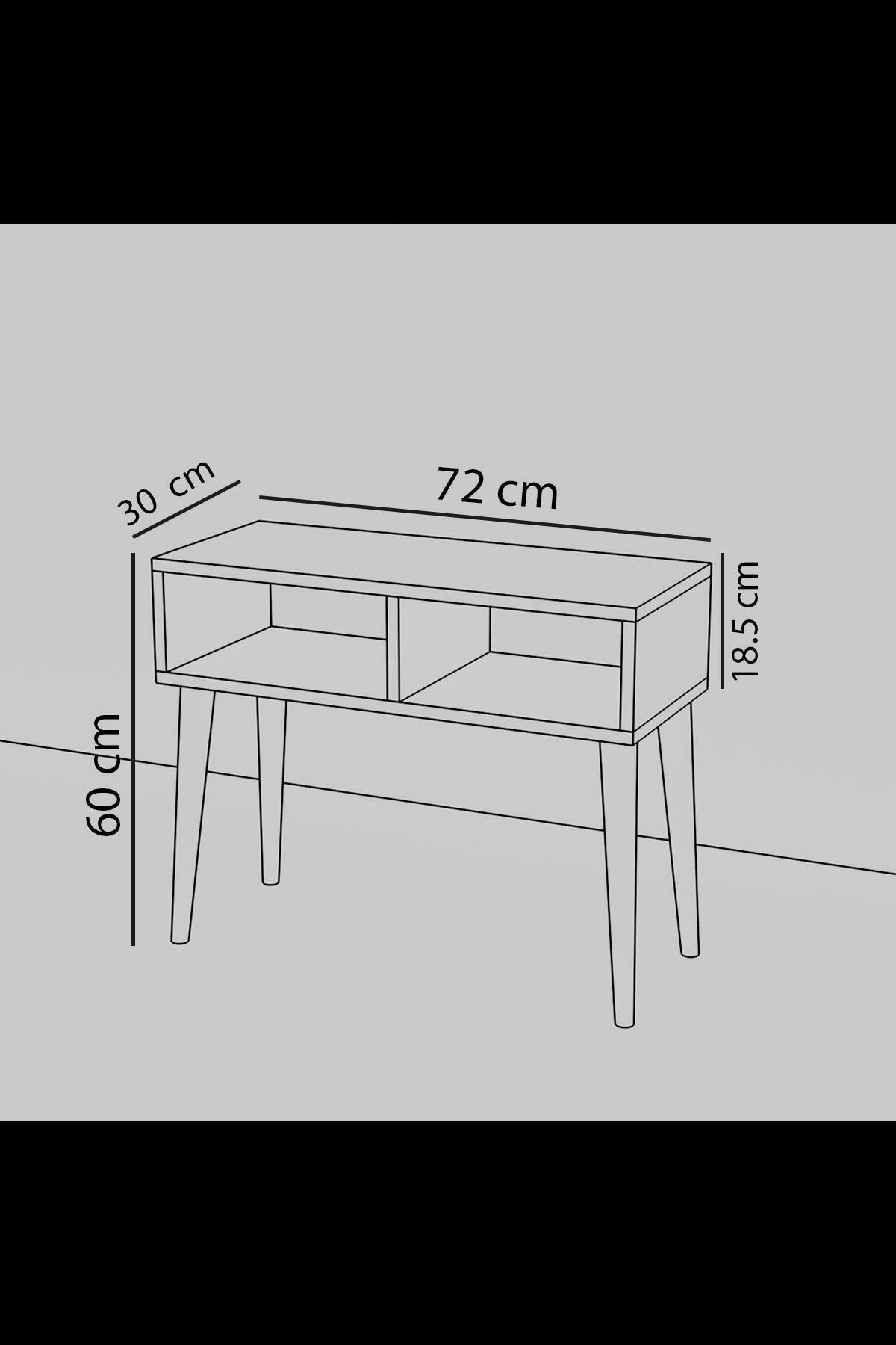 Retro TV Stand Unit-Oak