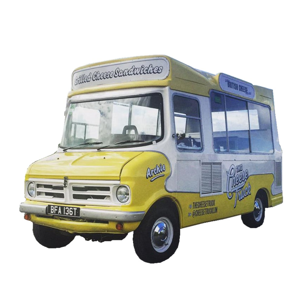 Retro Dining Car Ice Cream food vending cart mobile fast food cart ice cream food truck for sale