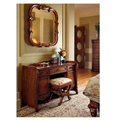 Retro dresser makeup table set with mirror and stool GF37.3