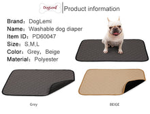 Load image into Gallery viewer, Reusable Diapers for Dog Urine Water Absorbency Diaper Sleeping Bed for Pet Dog Absorbent Mat Puppy Training Pad baby Diapers#1
