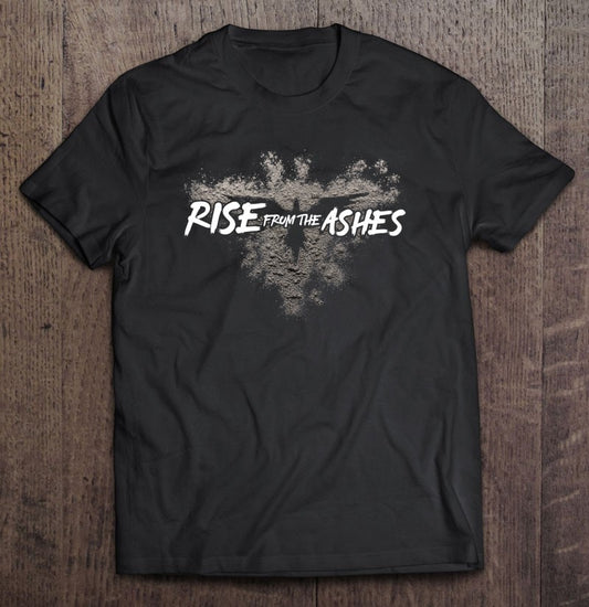Rise From The Ashes Inspirational Quotes Graphic Design Punk Woman T-Shirts Dress Shirt T Shirt Anime