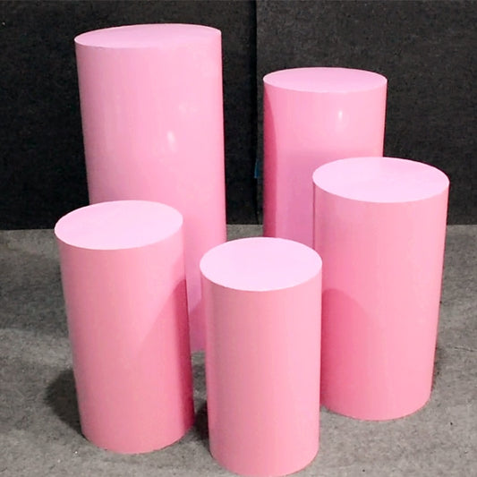 Round 5pcs Column Cylinder Iron Party Event Display DIY Wedding Decoration Plinth