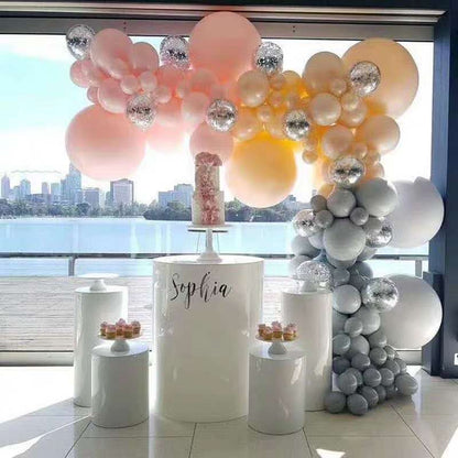 Round Cylinder Pedestal Display Art Decor Plinths Pillars for DIY Wedding Decorations Holiday