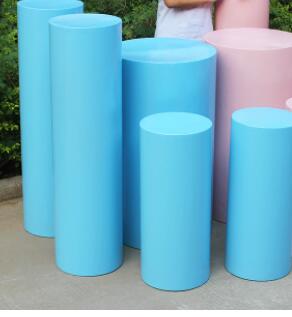 Round Party Decoration Floor Cake Table Pedestal Stand Cylinder Plinth DIY Wedding Decorations