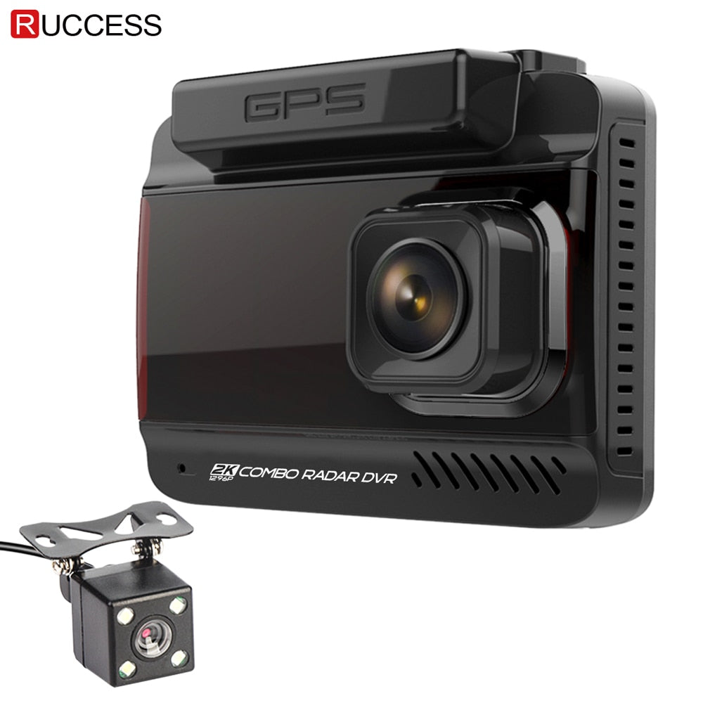Ruccess Radar Detectors 3 in 1 Radar Detector Full Hd 1080p Car Dvr Dual Lens Car Camera GPS Video Recorder Registrar Dashcam