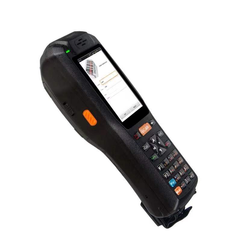 Rugged Handheld PDA Barcode Scanner 3.5 inch Touch screen 3G Wifi Bluetooth Android 6.0 POS terminal with 58mm thermal printer