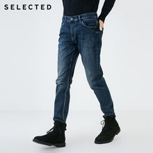 将图片加载到图库查看器，SELECTED Men&#39;s Cotton-blend Denim Pants Lycra Slight Stretch Fading Jeans C|419132504
