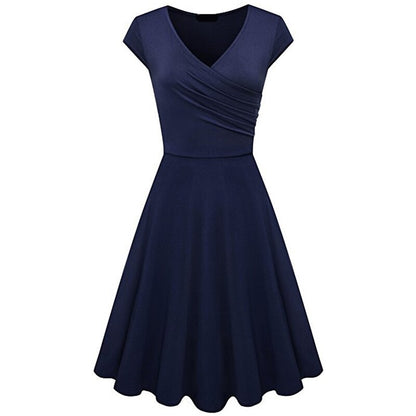 SINGRAIN Summer Women's Dress 2019 V-neck Bodycon Casual dress elastic cotton Sundress Beach Holiday Plus Size Party Dress