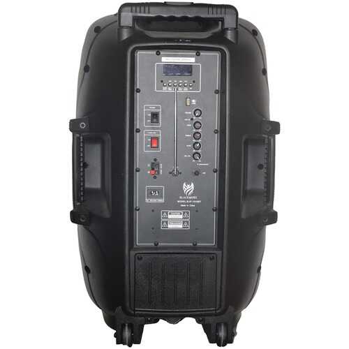 Blackmore Pro Audio BJP-1516BT Portable Amplified 2-Way Loudspeaker with LEDs