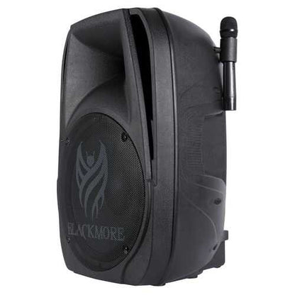 Blackmore Pro Audio BJP-15BT Portable Amplified 2-Way Loudspeaker with Microphones