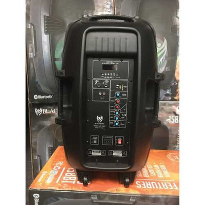 Blackmore Pro Audio BJS-158BT Portable Amplified 2-Way Professional Loudspeaker
