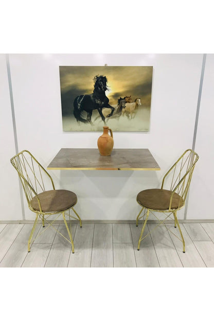 SMT Home Luxury Folding Wall Table Gordion