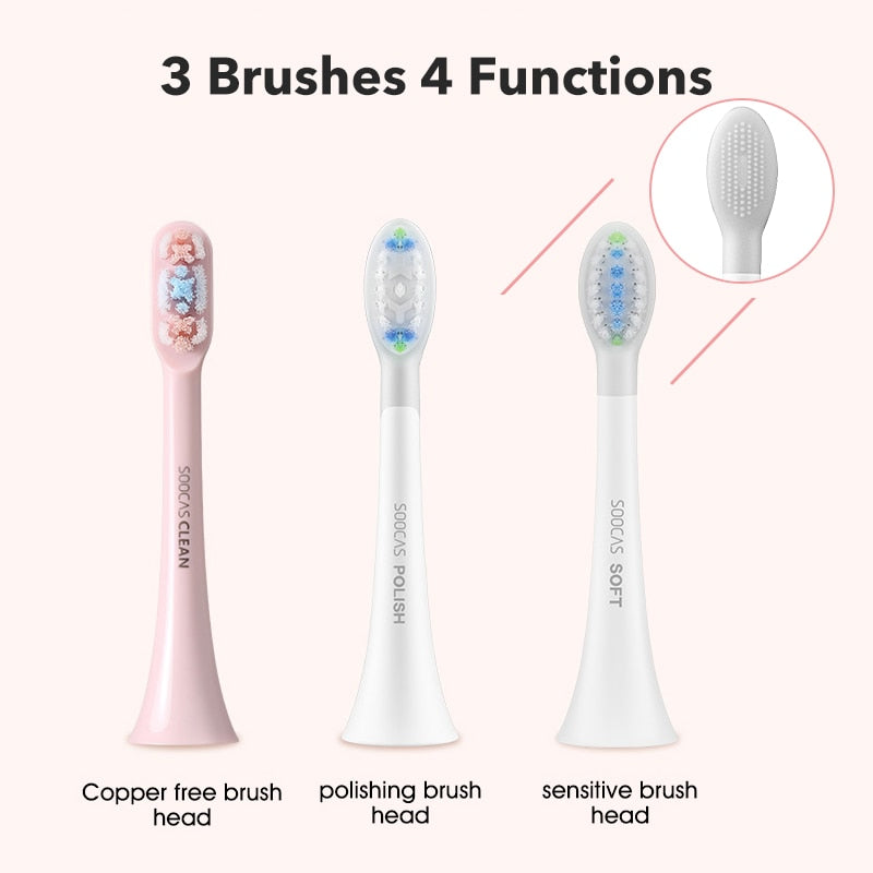 SOOCAS X3U Sonic Electric Toothbrush USB Fast Chargeable Waterproof Travel Ultrasonic Automatic Tooth Brush Gifts