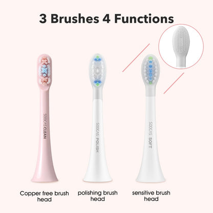 SOOCAS X3U Sonic Electric Toothbrush USB Fast Chargeable Waterproof Travel Ultrasonic Automatic Tooth Brush Gifts