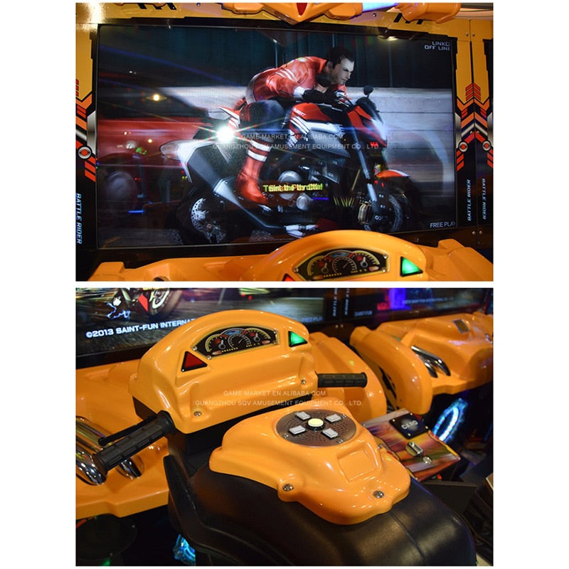 SQV Amusement Park Arcade Ride motorcycle simulator driving motorbike game machine