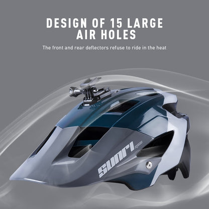 SUNRIMOON Ultralight In-mold Casco de bicicleta de montaña Casco de equitación Road mountain bike riding helmet
