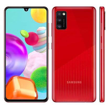 Samsung Galaxy A41 A415F Mobile Phone Original Unlocked Octa Core Fingerprint 4GB RAM 64GB ROM 6.1'' 48MP Camera Dual Sim