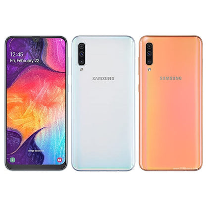 Samsung Galaxy A50 A505U Refurbished-Original Unlocked A505G A505U1 A505GT Android Wi-Fi 25MP 6.4'' 64GB 4GB RAM US version