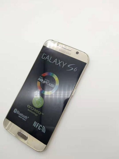 Samsung S6 Refurbished-Original Unlocked  S6 Android MobilePhone G920F G920V G920A G920P 3GB 32GB 5.1 & 16.0 MP 4G LTE Octa Core