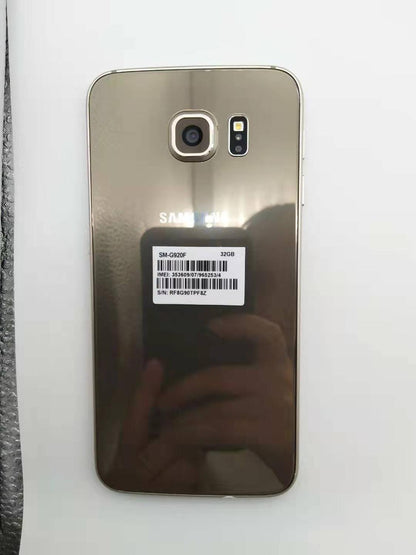 Samsung S6 Refurbished-Original Unlocked  S6 Android MobilePhone G920F G920V G920A G920P 3GB 32GB 5.1 & 16.0 MP 4G LTE Octa Core