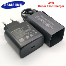 將圖片載入圖庫檢視器 Samsung Charger 45W Super Fast Charge EP-TA845 For Samsung GALAXY S20 S10 Note 10 Plus S20 Note 20 Ultra 5G A91 A80 S20+ Note10+
