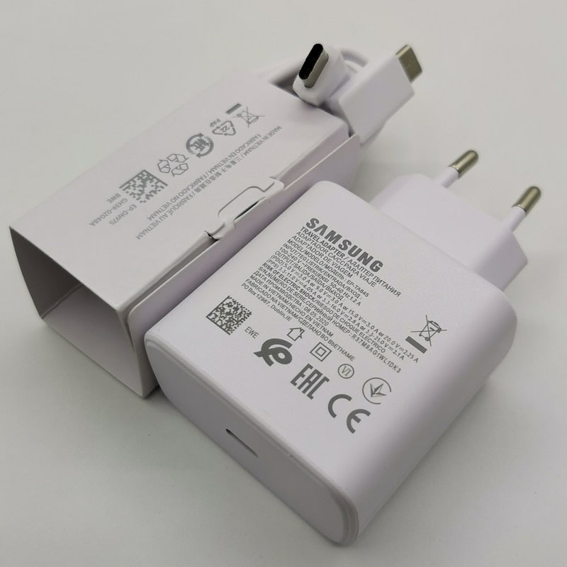 Samsung Charger 45W Super Fast Charge EP-TA845 For Samsung GALAXY S20 S10 Note 10 Plus S20 Note 20 Ultra 5G A91 A80 S20+ Note10+