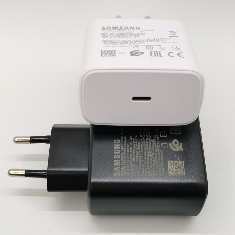 Samsung Charger 45W Super Fast Charge EP-TA845 For Samsung GALAXY S20 S10 Note 10 Plus S20 Note 20 Ultra 5G A91 A80 S20+ Note10+
