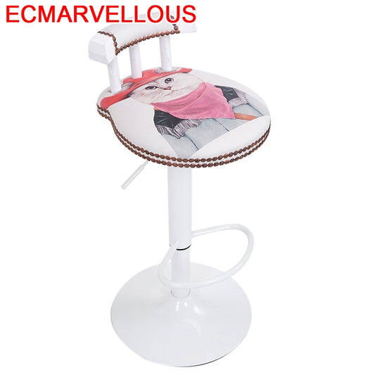 Sandalyesi Kruk Stuhl Table Cadir Taburete Ikayaa Comptoir Tabouret De Industriel Leather Silla Stool Modern Cadeira Bar Chair